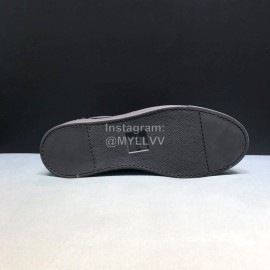 Fendi Leather Lace Up Casual Sneakers For Men Black