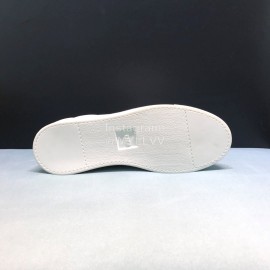 Fendi New Leather Lace Up Casual Sneakers For Men White