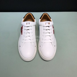 Fendi Fashion Leather Lace Up Casual Sneakers For Men 