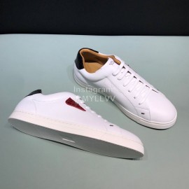 Fendi Fashion Leather Lace Up Casual Sneakers For Men 