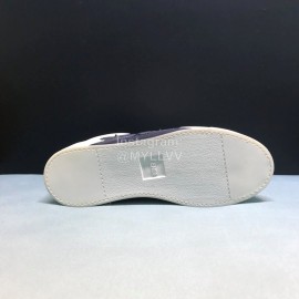 Fendi Summer Leather Casual Sneakers With Bag Bugs Eyes For Men Navy