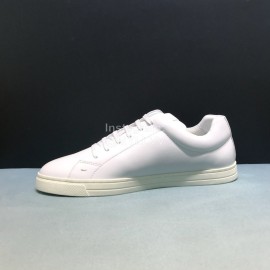 Fendi Summer Leather Casual Sneakers With Bag Bugs Eyes For Men Silver