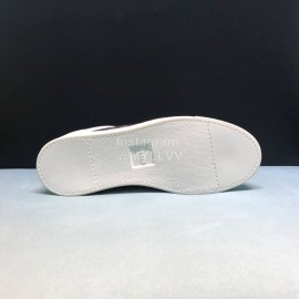 Fendi Embossed Leather Casual Sneakers For Men Brown