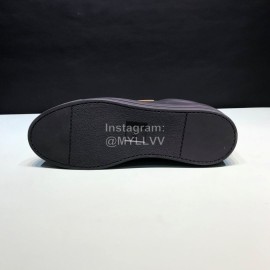 Fendi Leather Casual Lace Up Sneakers With Bag Bugs Eyes For Men Black