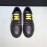 Fendi Leather Casual Lace Up Sneakers With Bag Bugs Eyes Black For Men 
