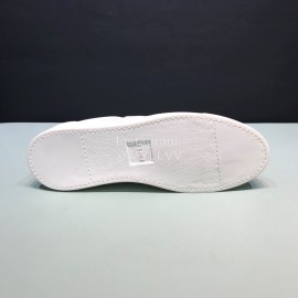 Fendi Leather Casual Lace Up Sneakers With Bag Bugs Eyes White For Men 