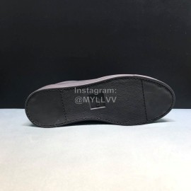 Fendi Leather Casual Sneakers For Men Black