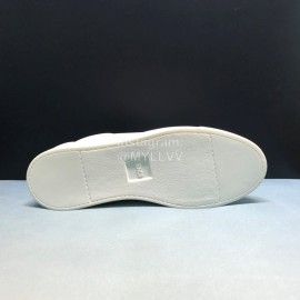 Fendi White Leather Casual Sneakers For Men 