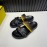 Fendi Leather Ribbon Sports Slippers For Men