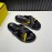Fendi Leather Ribbon Sports Cross Slippers For Men