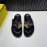 Fendi Leather Ribbon Sports Flip Flops For Men