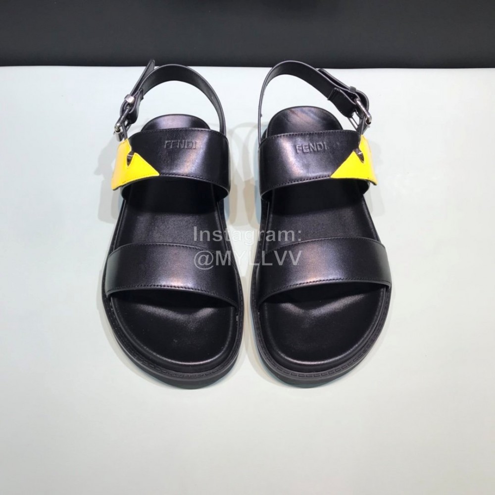 Fendi Leather Scandals With Bag Bugs Eyes For Men