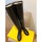 Fendi Fashion Calf Knitted Knee High Boots For Women Black