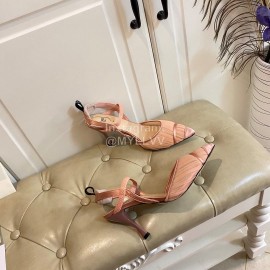 Fendi Fashion High Heel Sandals For Women Pink