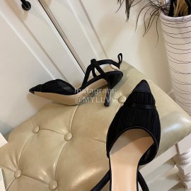 Fendi Fashion High Heel Sandals For Women Black