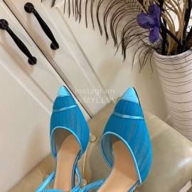 Fendi Fashion High Heel Sandals For Women Blue