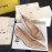 Fendi Pink Silk Leather High Heels For Women 