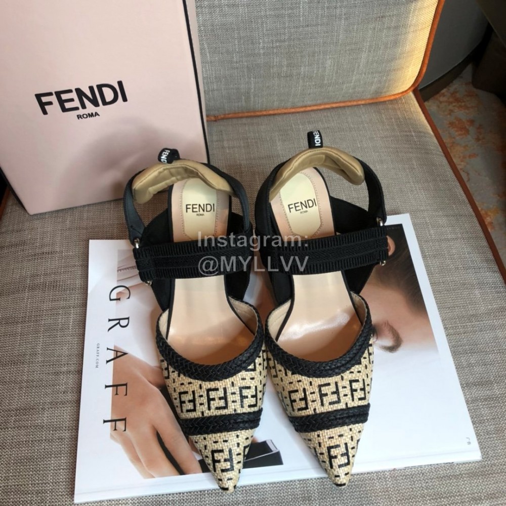 Fendi Spring And Summer New High Heel Sandals For Women
