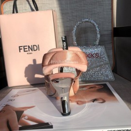 Fendi Fashion Shining Sequin Pointed High Heel Sandals For Women