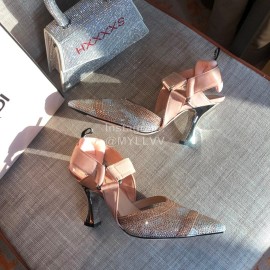 Fendi Fashion Shining Sequin Pointed High Heel Sandals For Women