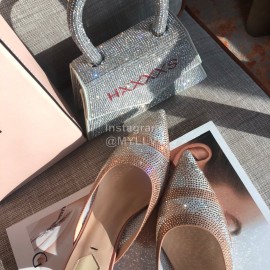 Fendi Spring Summer New Shining Sequin Pointed High Heel Sandals For Women