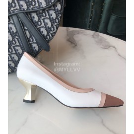 Fendi New Calf High Heels For Women White