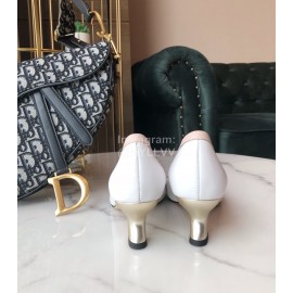 Fendi New Calf High Heels For Women White