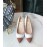 Fendi New White Calf High Heels For Women 