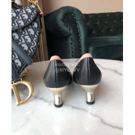 Fendi New Calf High Heels For Women Black