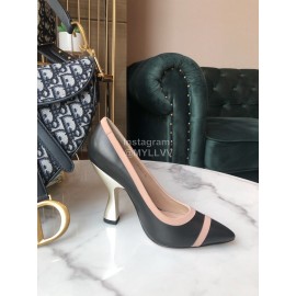 Fendi New Black Calf High Heels For Women 