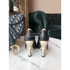 Fendi New Black Calf High Heels For Women 