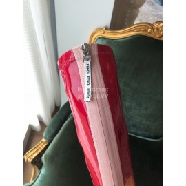 Fendi Fashion Smooth Leather Pointed High Heel Boots For Women Red