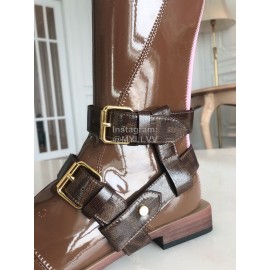 Fendi Fashion Smooth Leather Pointed Flat Heel Long Boots For Women 