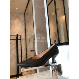 Fendi New Black Calf Leather High Heels For Women 