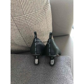 Fendi New Black Calf Leather High Heels For Women 