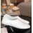 Fendi Fashion Sheepskin Flat Heel Casual Shoes For Women White