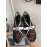 Fendi Fashion Classic Printed Soft Casual Shoes For Women Brown