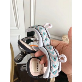 Fendi Silk Cowhide Fashion High Heel Pointed Sandals For Women 