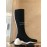 Fendi Fashion Black Thick Soled Casual Boots For Women