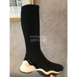 Fendi Fashion Black Thick Soled Casual Boots For Women