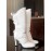 Fendi Autumn Winter White Calf High Heeled Boots For Women 