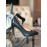 Fendi Spring New Black Leather High Heels For Women 