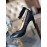 Fendi Spring New Black Leather High Heels For Women 