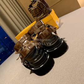 Fendi New Soft Leather Sandals For Women White