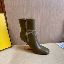 Fendi Collection First Cowhide High Heeled Boots For Women