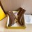 Fendi Collection First Cowhide High Heeled Boots For Women Brown