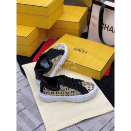 Fendi Fashion Silk Cowhide Casual Sneakers For Men And Women 