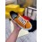 Fendi Fashion Silk Cowhide Casual Sneakers For Men And Women Orange
