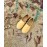 Fendi Fashion Letter Printed Canvas Loafers For Men And Women Yellow