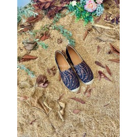 Fendi Fashion Letter Printed Canvas Loafers For Men And Women Coffee